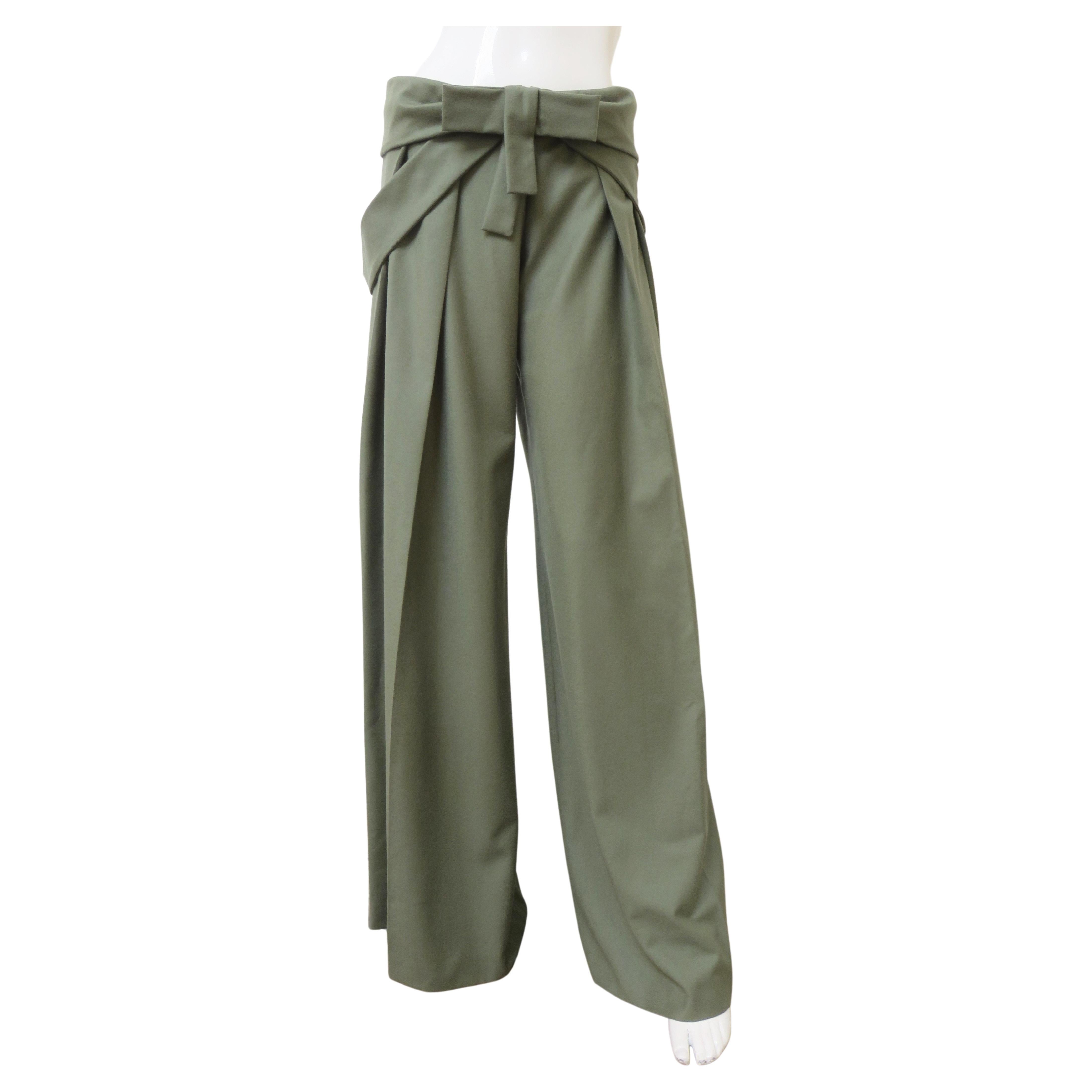 Alexander McQueen New A/W 2004 Cashmere Pants For Sale