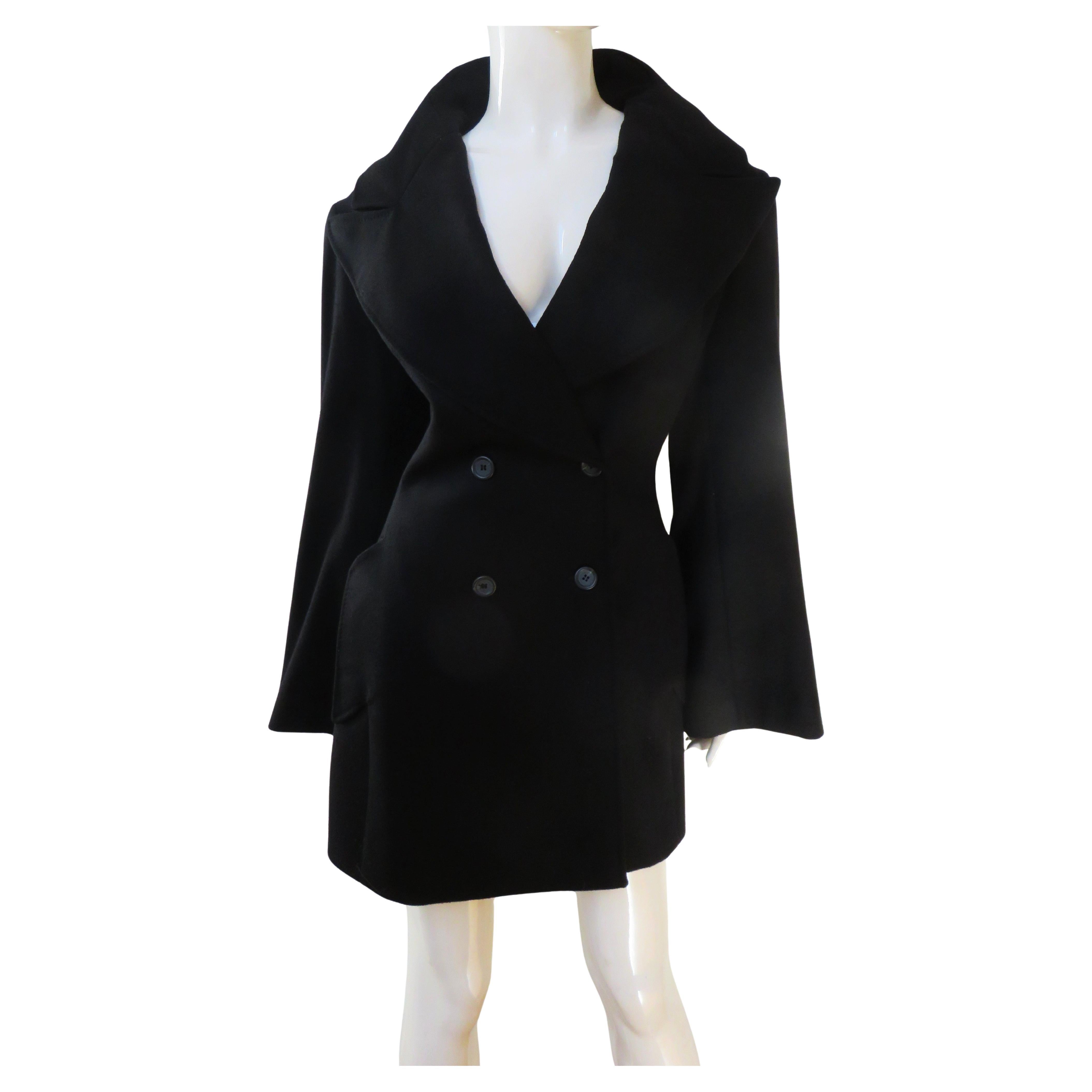 Alexander McQueen Robe à col montant en cachemire A/W 1996