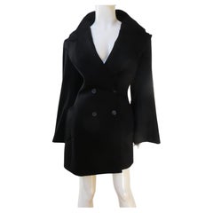 Alexander McQueen New Cashmere Popped Collar Dress A/W 1996