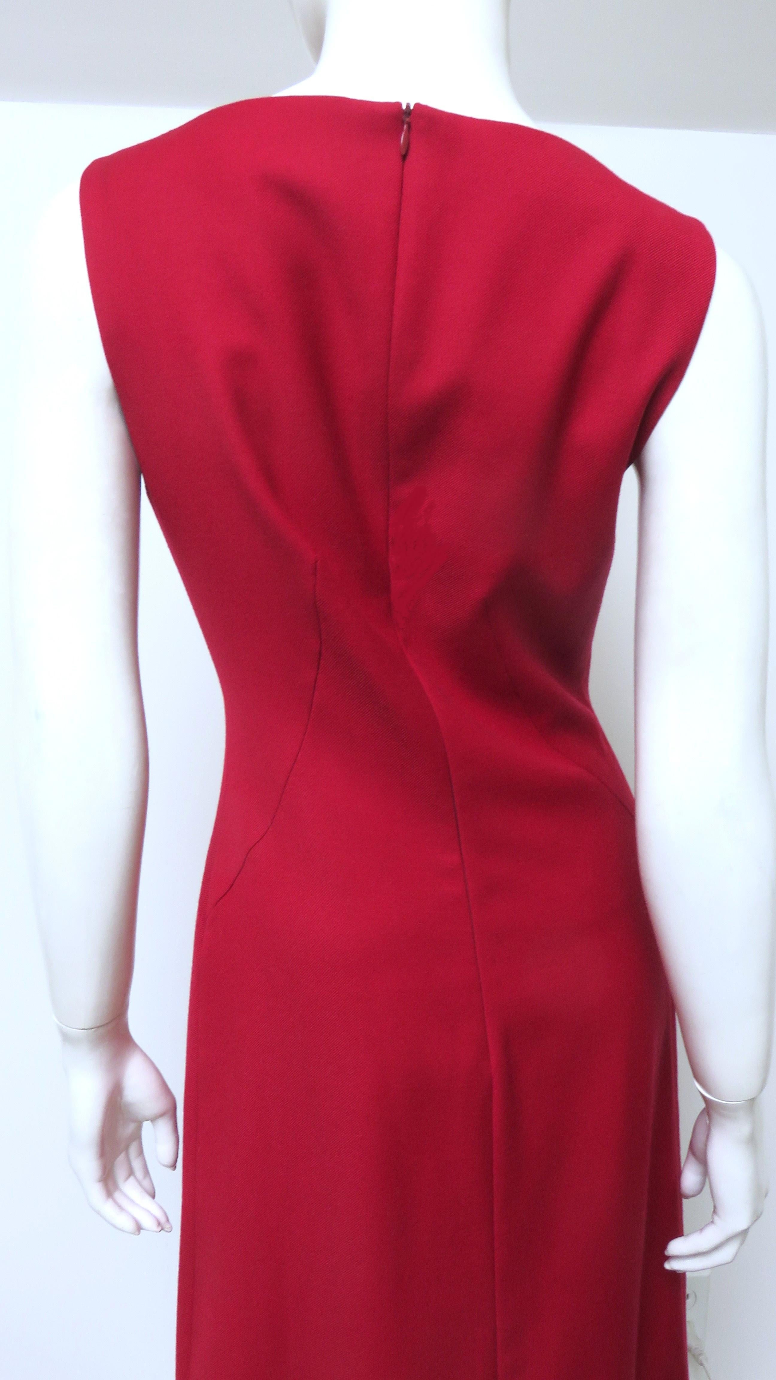 Alexander McQueen Nouvelle robe avec fentes sur le devant AW 1999 en vente 7