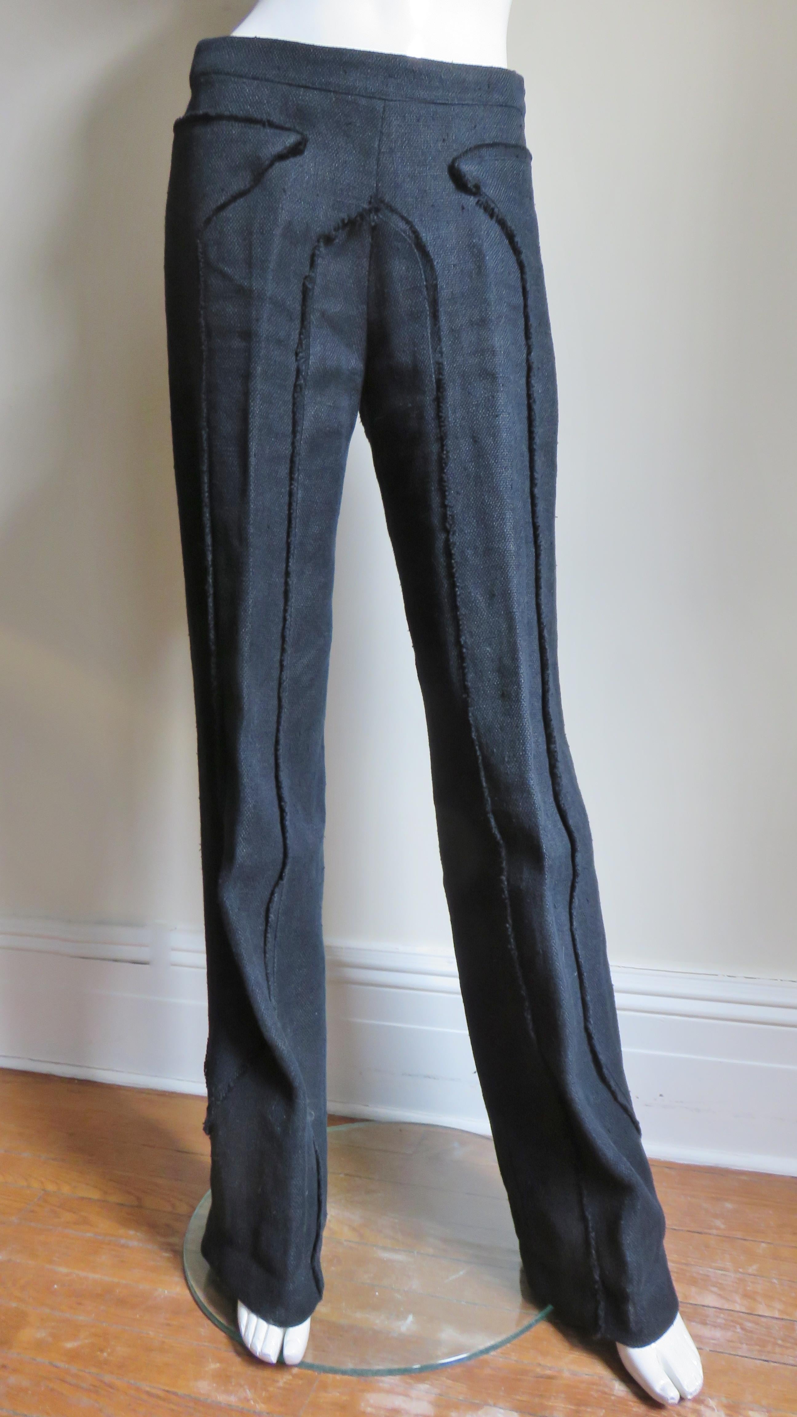 Alexander McQueen - Veste et pantalon à motif marin, travaillées avec soin, A/H 1999 en vente 2