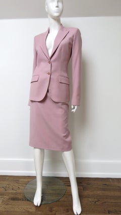 Alexander McQueen New Pink Skirt Suit S/S 1999