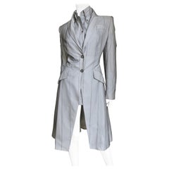 Alexander McQueen New S/S 1999 Silk Shirt and Jacket