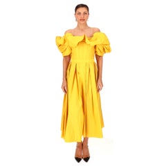 Alexander McQueen Off-The-Shoulder Boned Corset Midi Dress