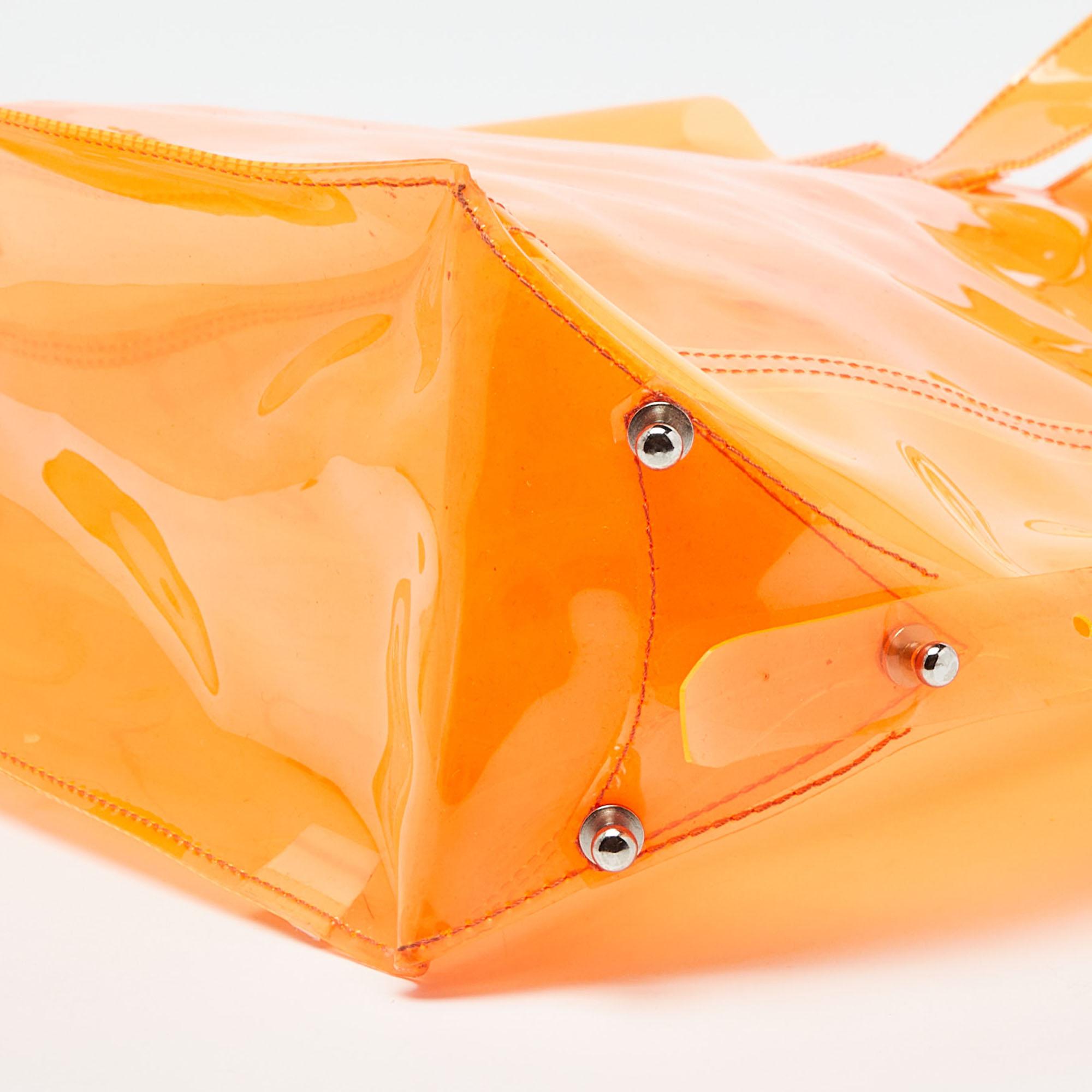Bolso de PVC naranja Alexander McQueen 4
