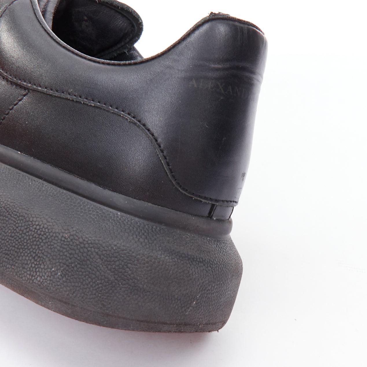 ALEXANDER MCQUEEN Oversized black leather chunky sneakers EU44 For Sale 6