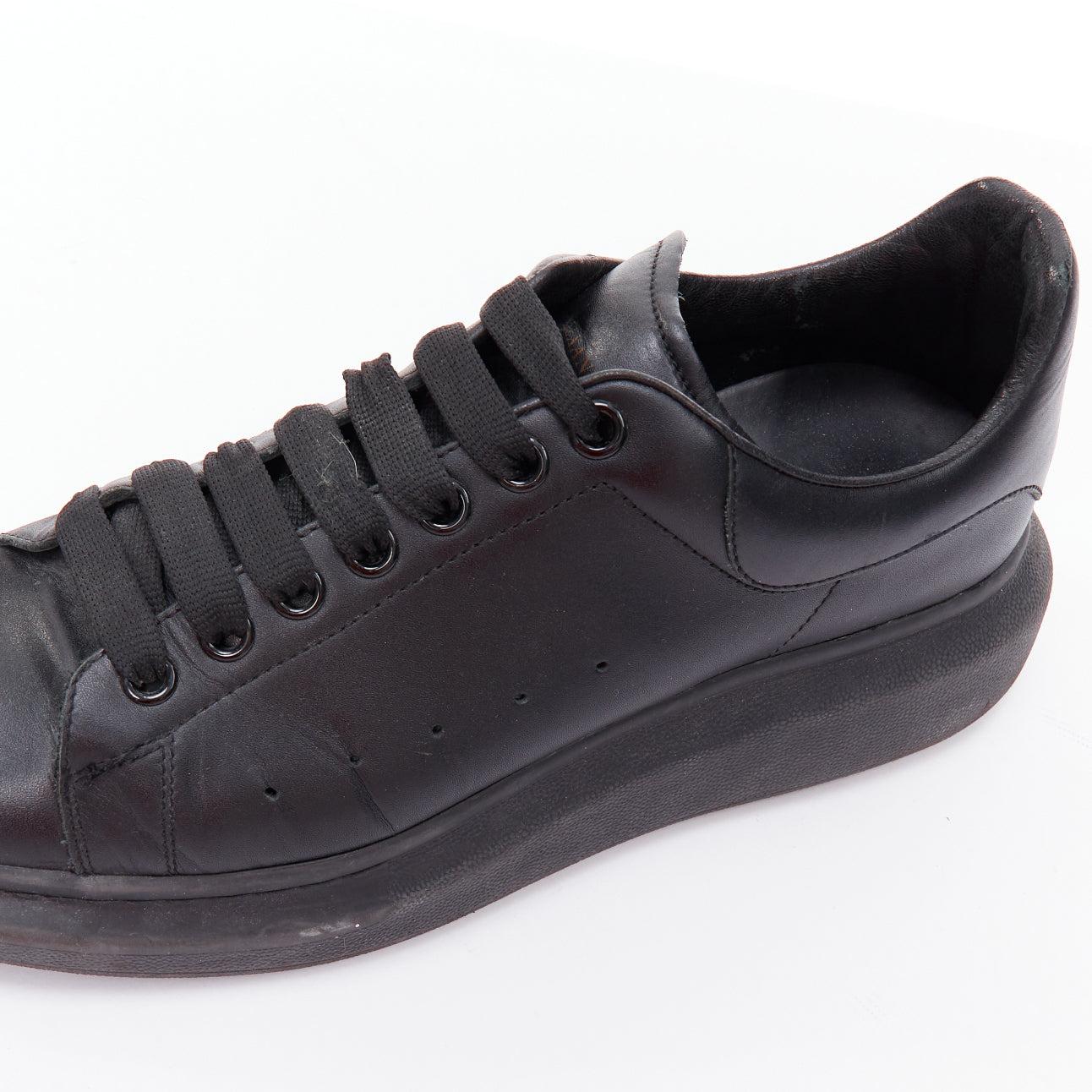 ALEXANDER MCQUEEN Oversized black leather chunky sneakers EU44 For Sale 3