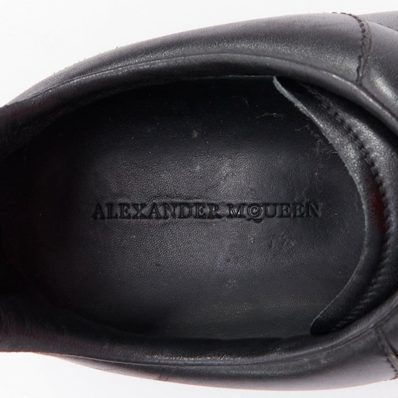 ALEXANDER MCQUEEN Oversized black leather chunky sneakers EU44 For Sale 4