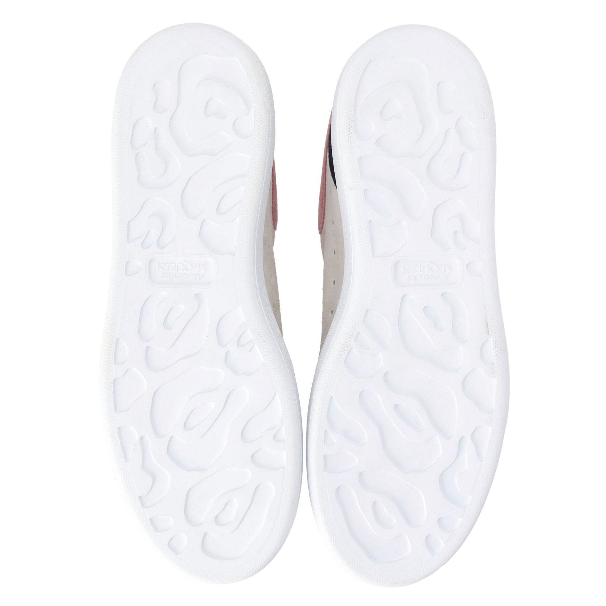 Women's Alexander McQueen Oversized Low-Top Suede Sneakers For Sale
