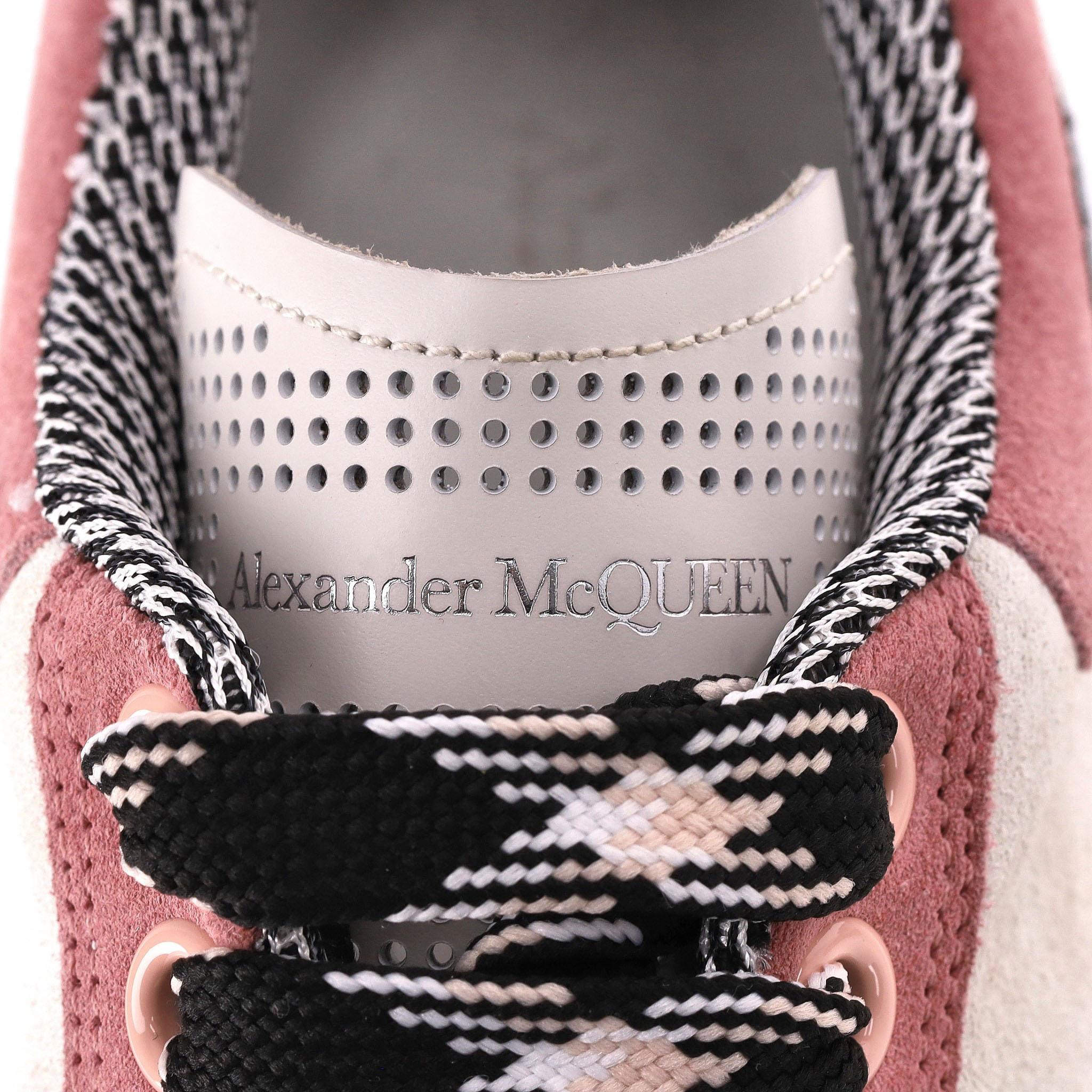 Alexander McQueen Oversized Low-Top Suede Sneakers For Sale 1