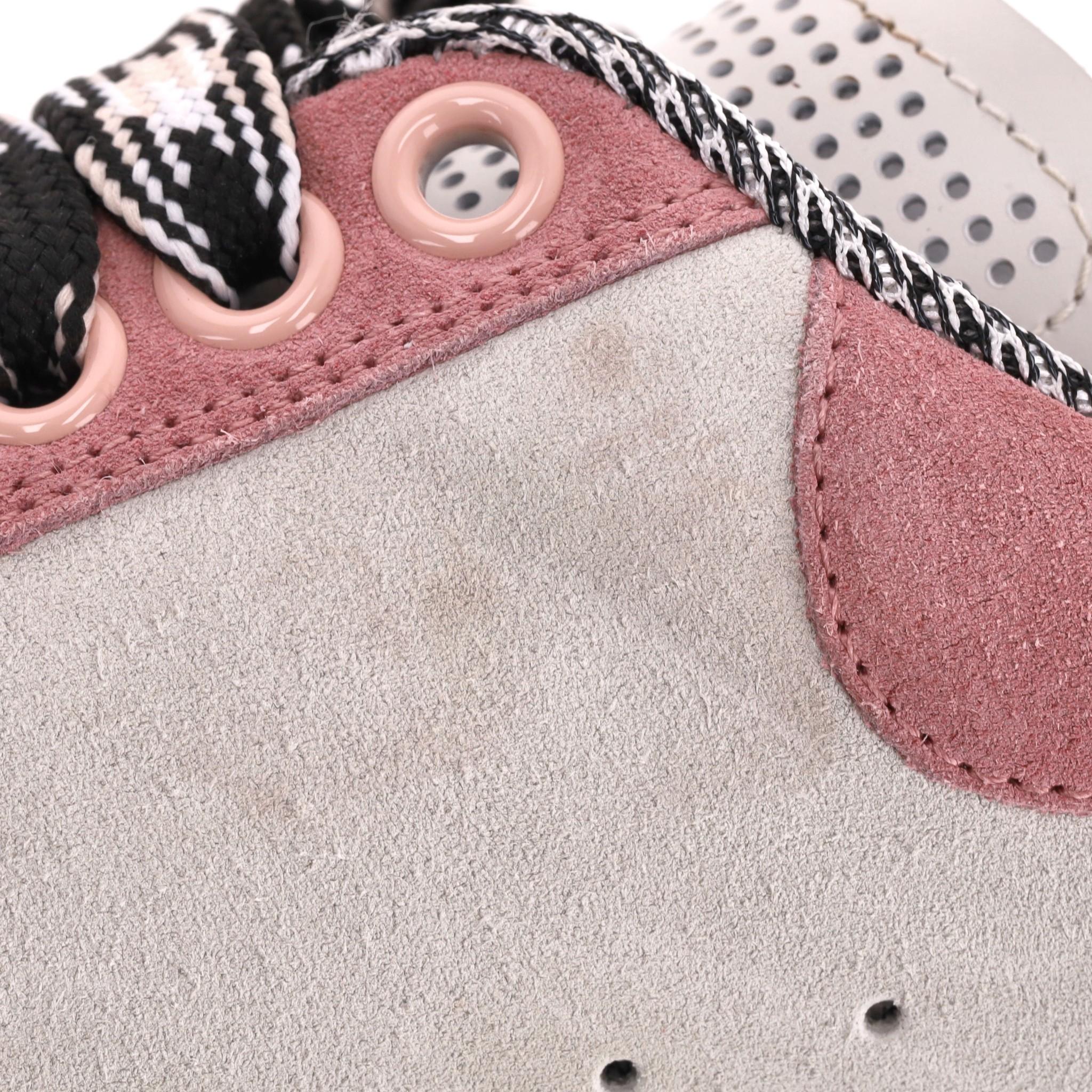 Alexander McQueen Oversized Low-Top Suede Sneakers For Sale 3