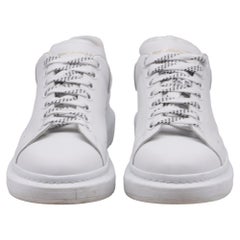 Alexander McQueen Oversized Platform Sneakers in White Leather