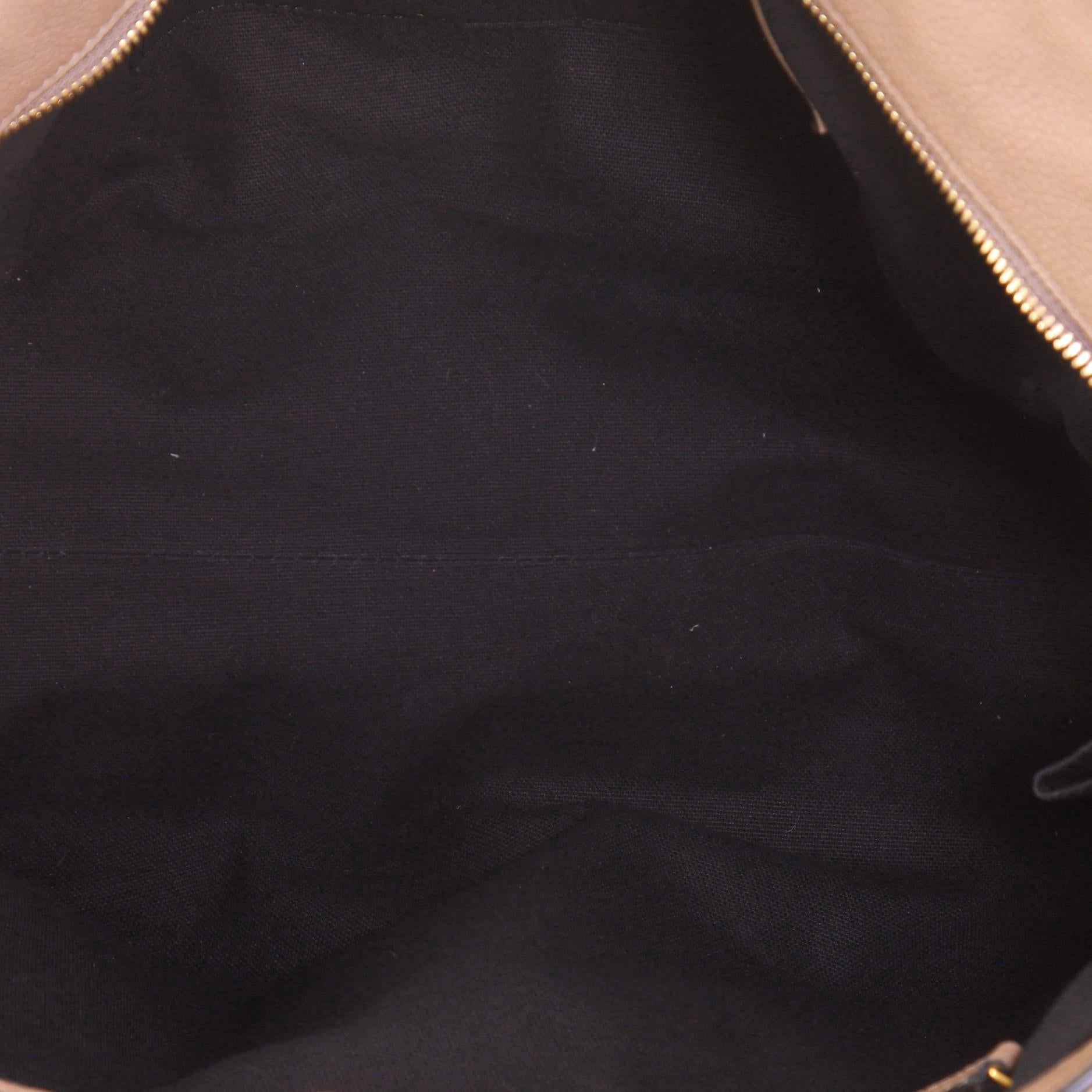 Alexander McQueen Padlock Zip Around Tote Leather Medium In Good Condition In NY, NY