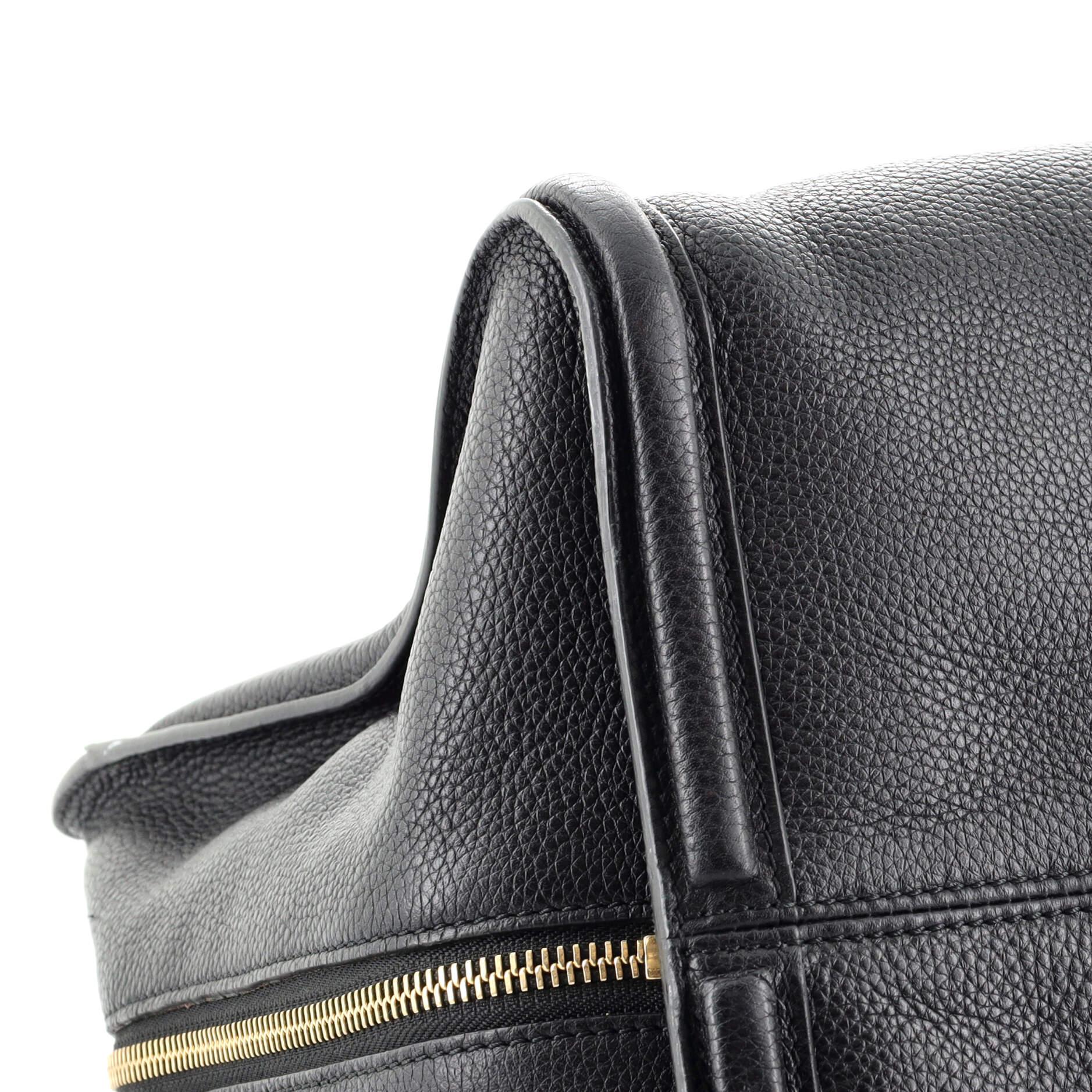 Black Alexander McQueen Padlock Zip Around Tote Leather Medium