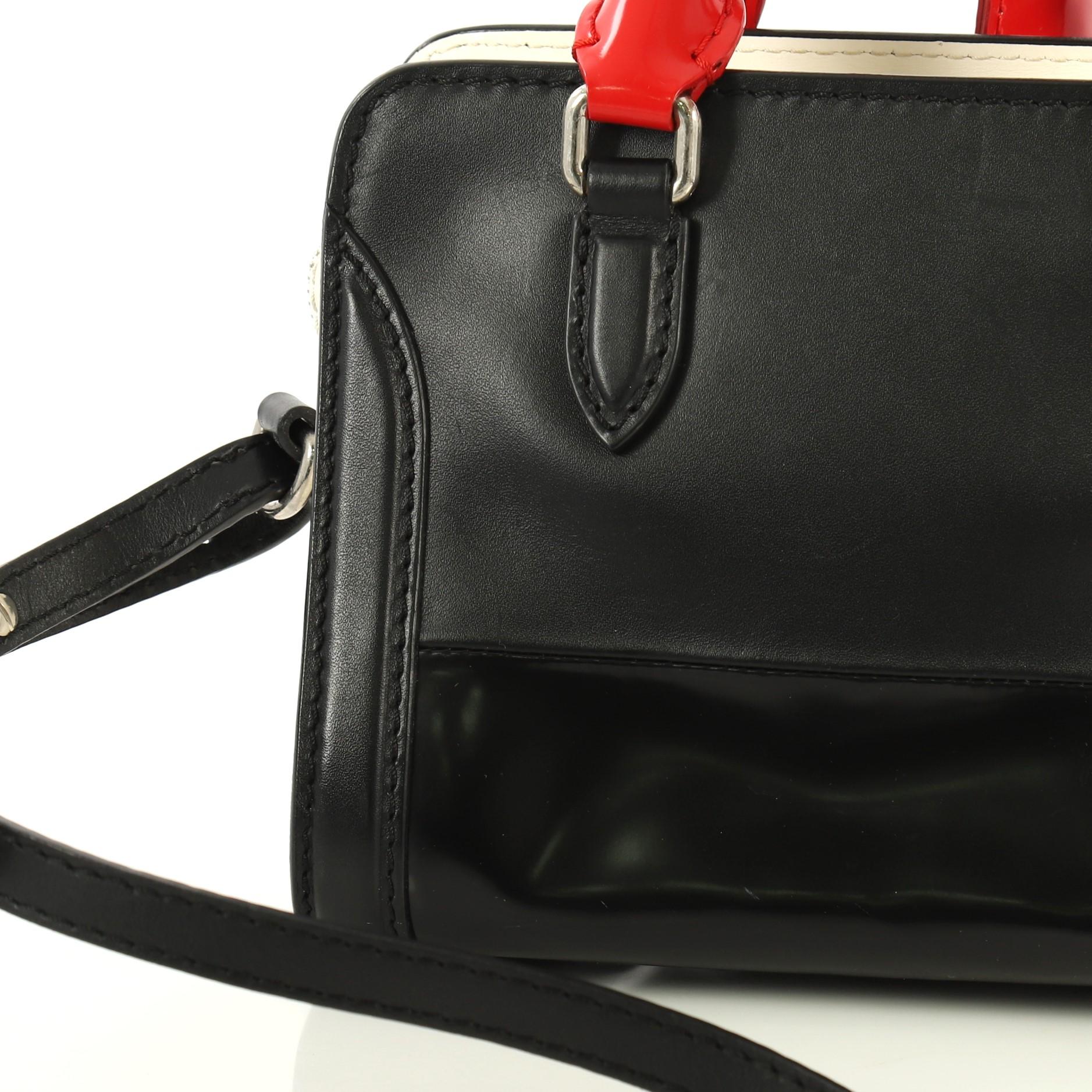 Women's Alexander McQueen Padlock Zip Around Tote Leather Mini