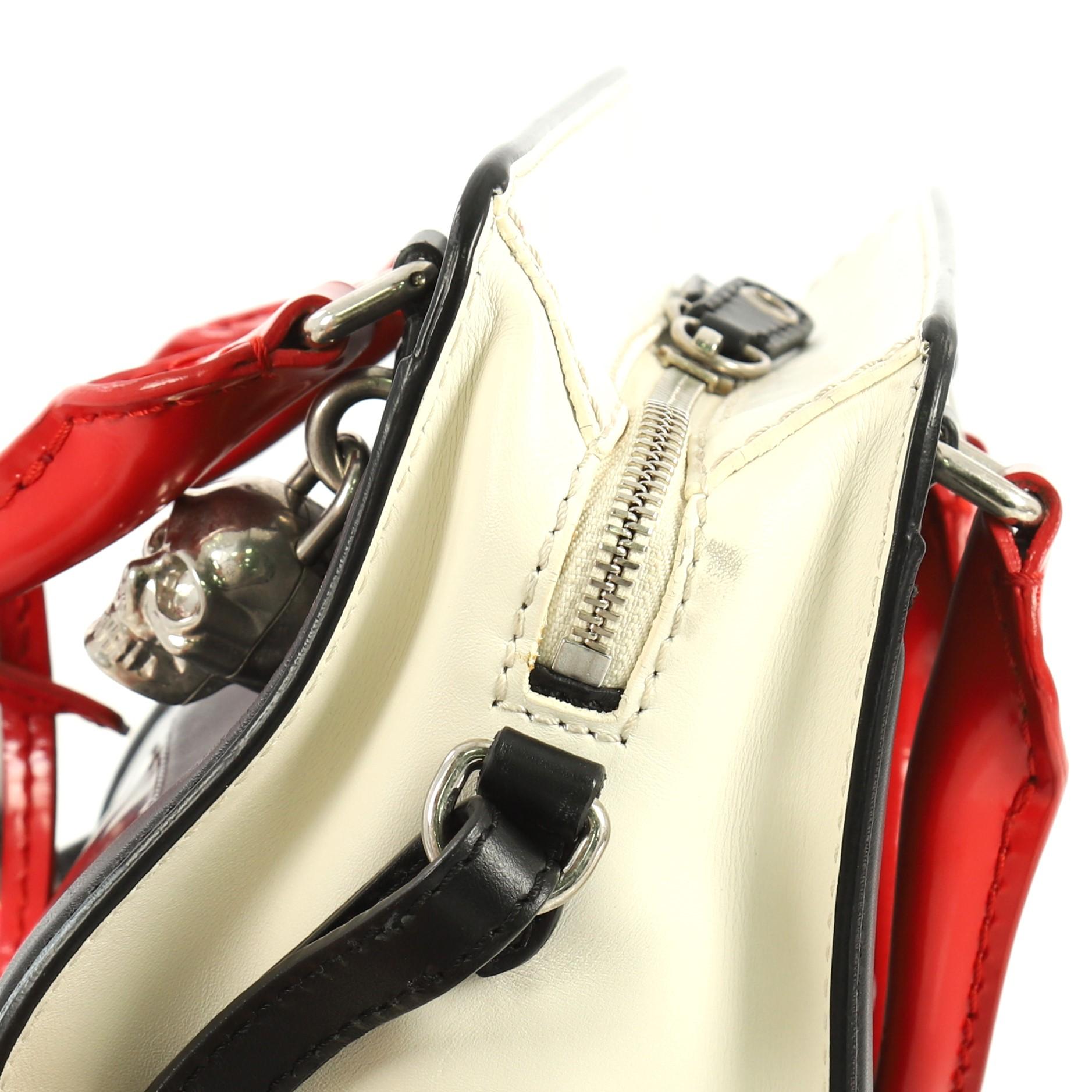 Alexander McQueen Padlock Zip Around Tote Leather Mini 1