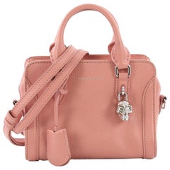 Alexander McQueen Padlock Zip Around Tote Leather Mini