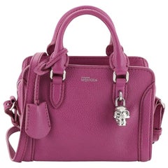 Alexander McQueen Padlock Zip Around Tote Leather Mini