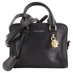 Alexander McQueen Padlock Zip Around Tote Leather Mini