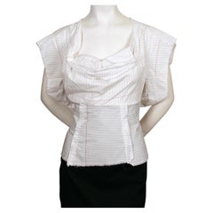 ALEXANDER MCQUEEN peplum dress with notebook paper print