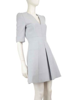 Alexander McQueen Periwinkle V Neckline Dress Size S