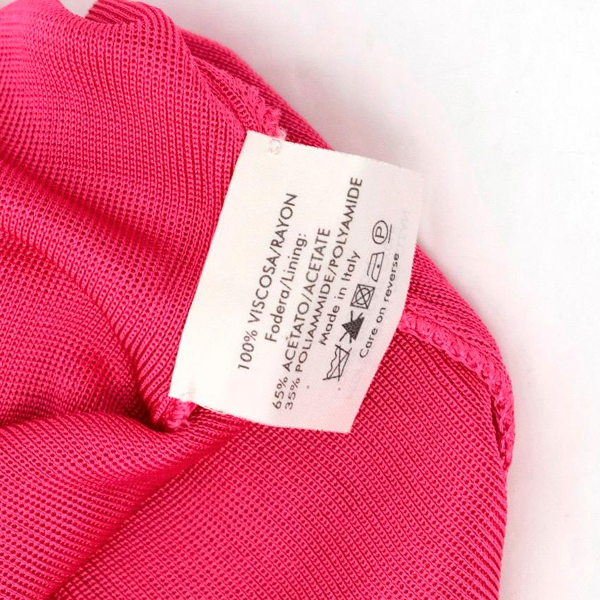 Alexander McQueen Pink Cross Back Dress US 6 For Sale 5