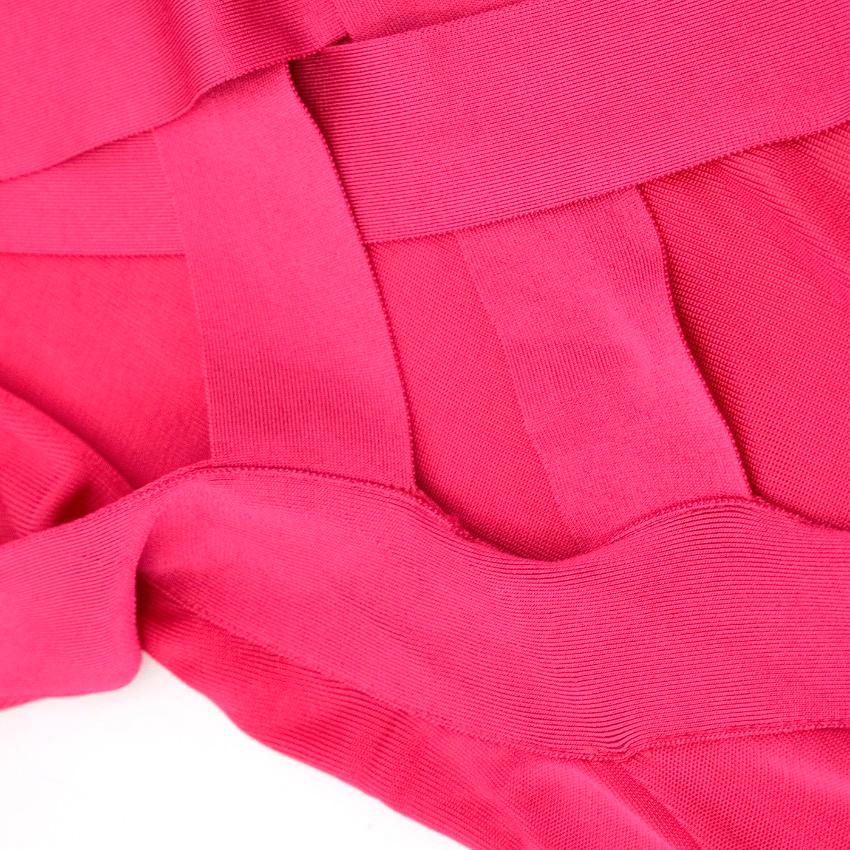 Alexander McQueen Pink Cross Back Dress US 6 For Sale 2