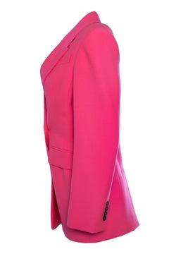 Alexander McQueen, pink double breasted blazer