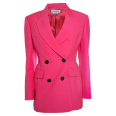 Alexander McQueen, pink double breasted blazer