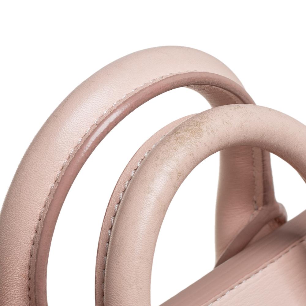 Alexander McQueen Pink Leather Mini Studded Heroine Shoulder Bag 5