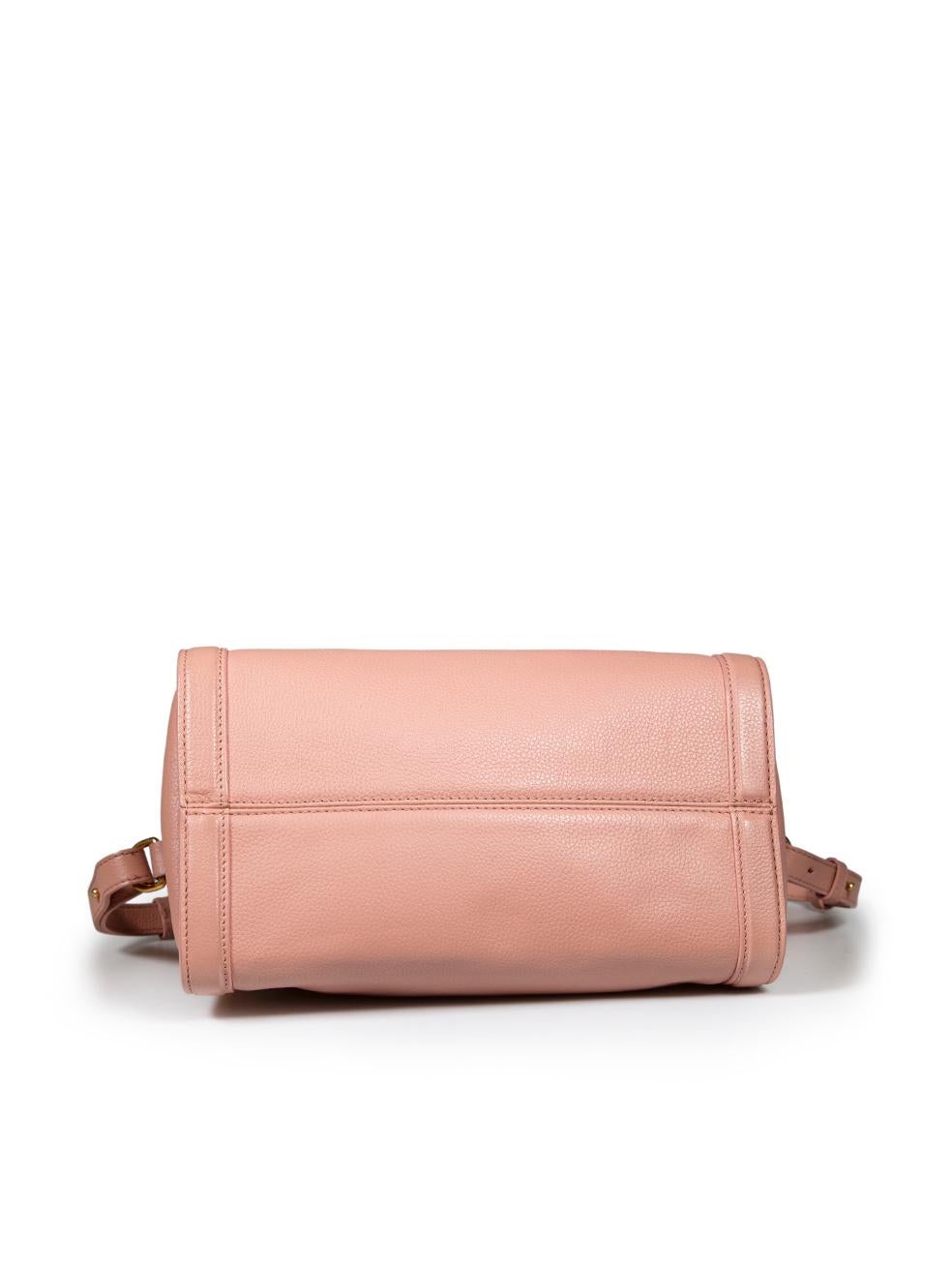 Women's Alexander McQueen Pink Leather Skull Padlock Handbag For Sale