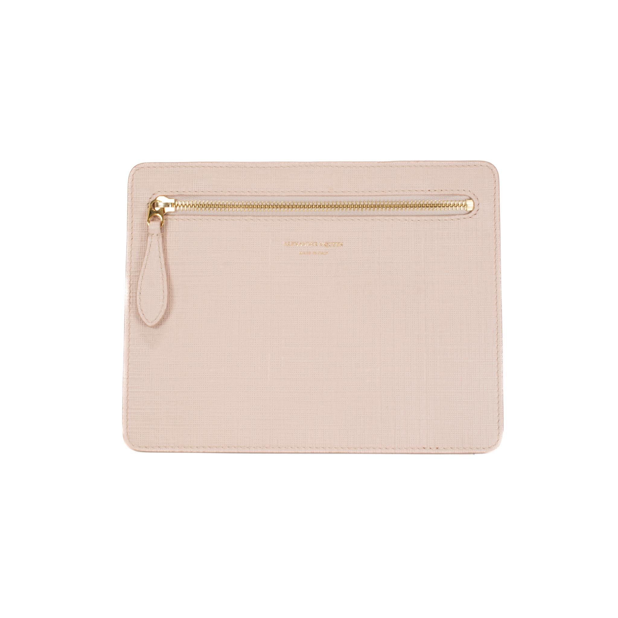 Alexander McQueen Borsa a tracolla in pelle saffiano rosa in vendita 1