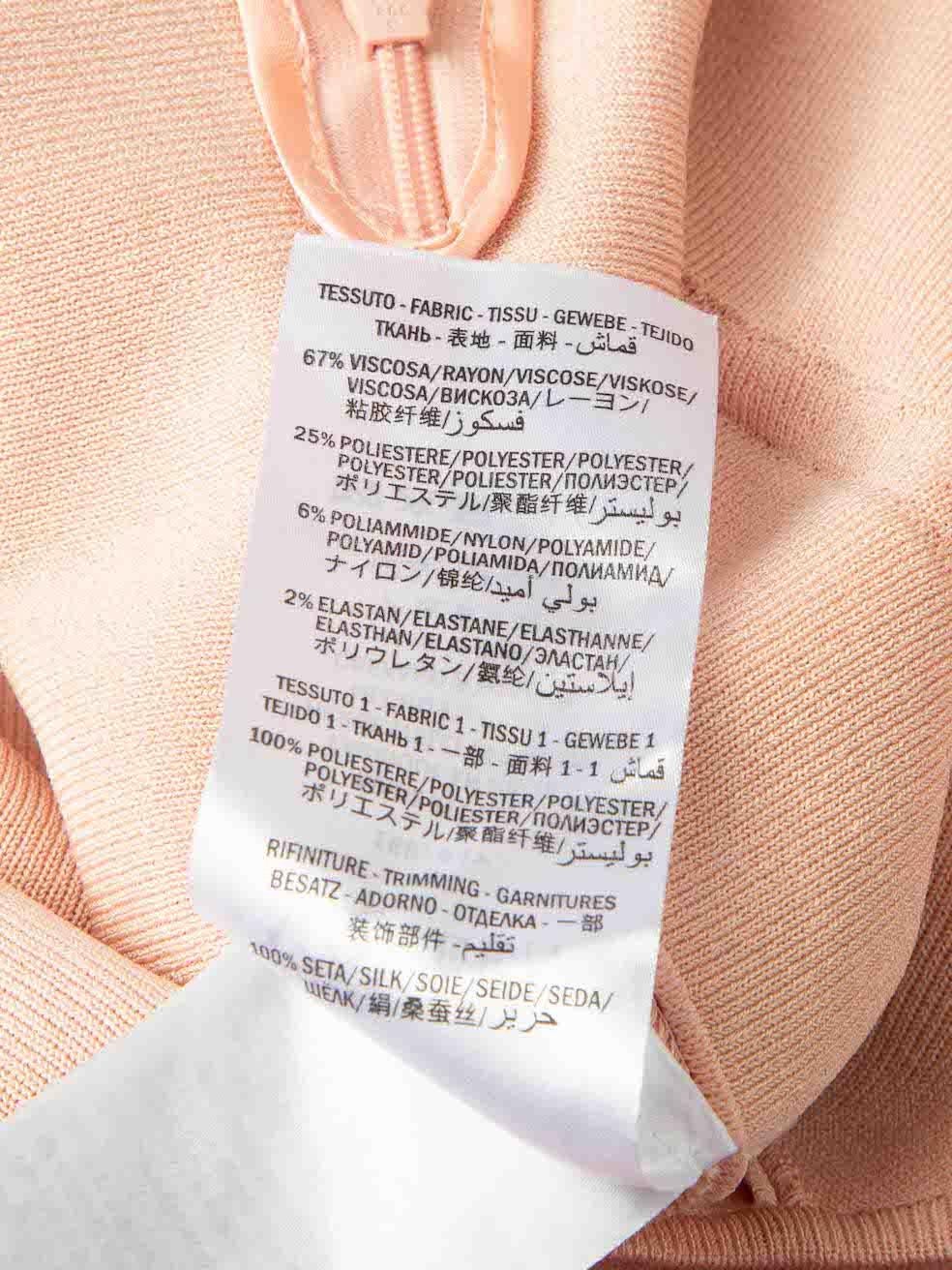 Alexander McQueen Pink Striped Knit Off-Shoulder Dress Size XS 1