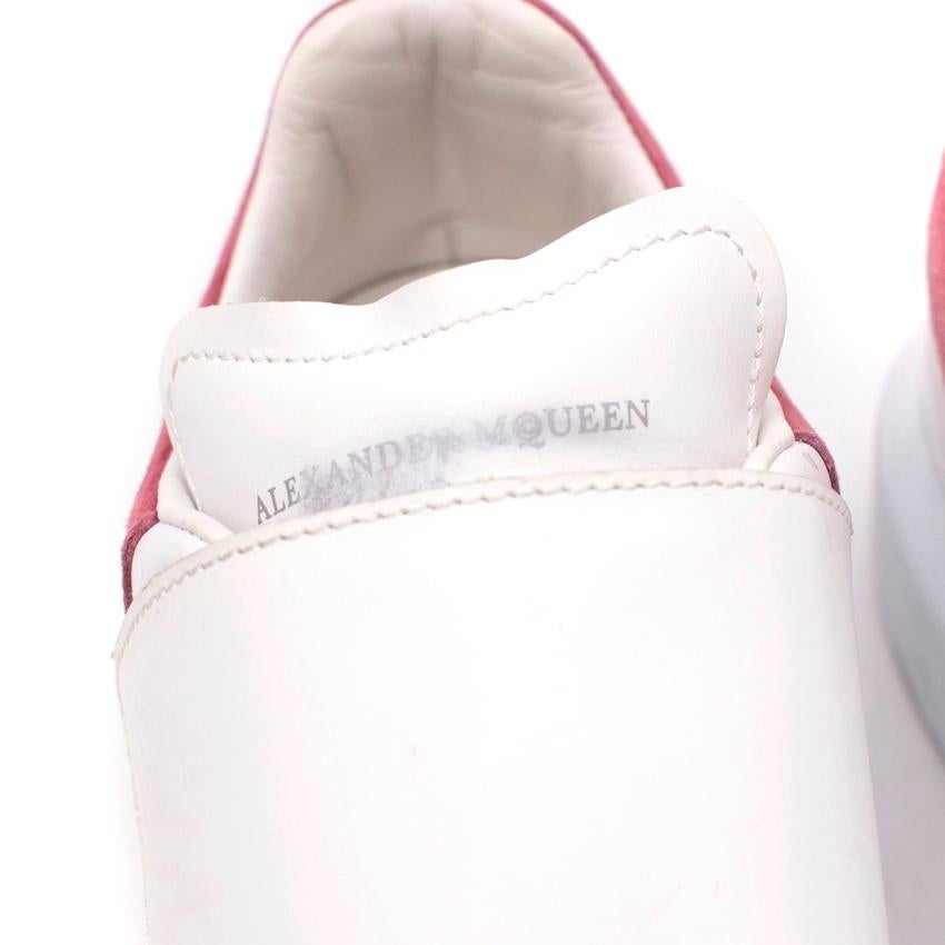 Alexander McQueen - Scarpe da ginnastica basse con suola a plateau e velcro in vendita 4