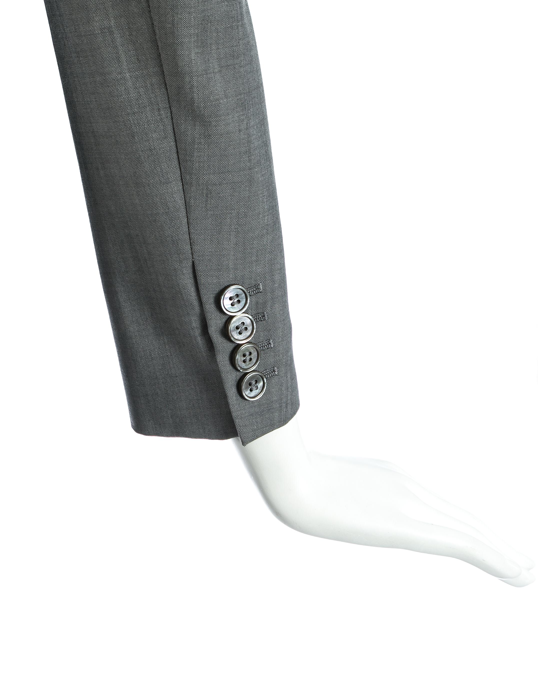 Alexander McQueen 'Plato's Atlantis' grey wool dress, ca. 2010 4