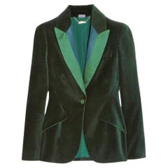 Alexander McQueen Poison Green Vampire Robot Runway 90s Coat Jacket Blazer