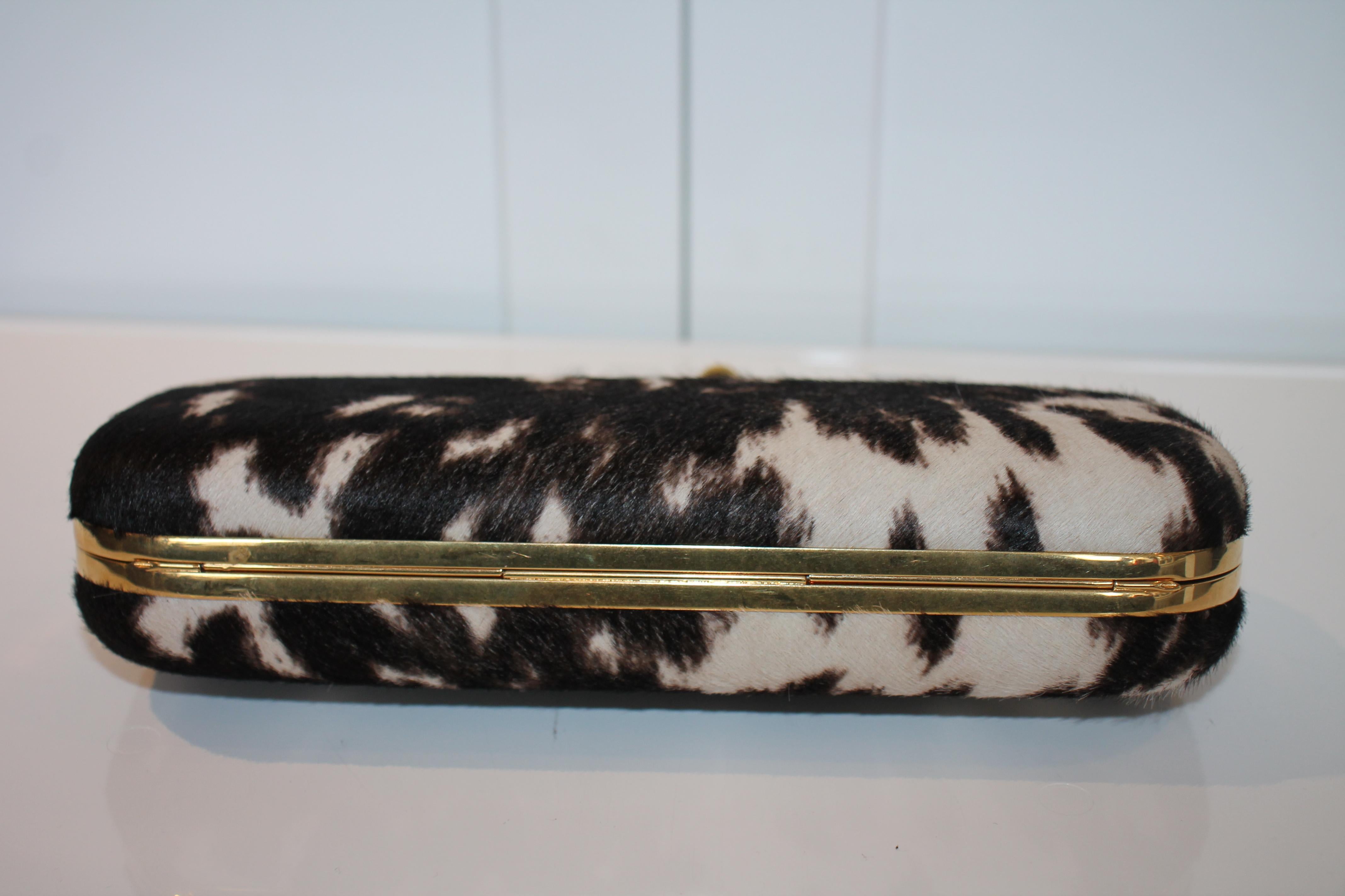 Alexander McQueen Ponyhair Knuckle Duster Clutch For Sale 1