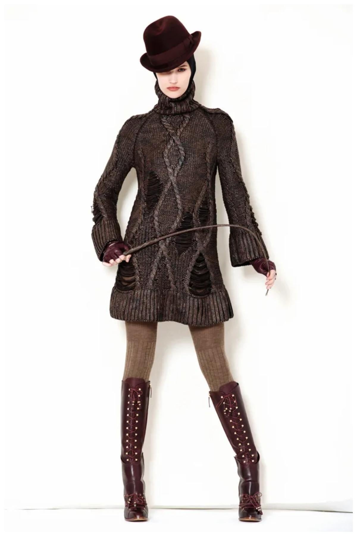 Alexander Mcqueen Pre-Fall 2009 Dark Grey Long Sleeve Knitted Sweater Dress
Collection: Alexander McQueen Pre-Fall 2009
Designer ALEXANDER McQUEEN
Details:
• ALEXANDER McQUEEN (main line)
• Original Authentic Alexander McQueen from when Alexander