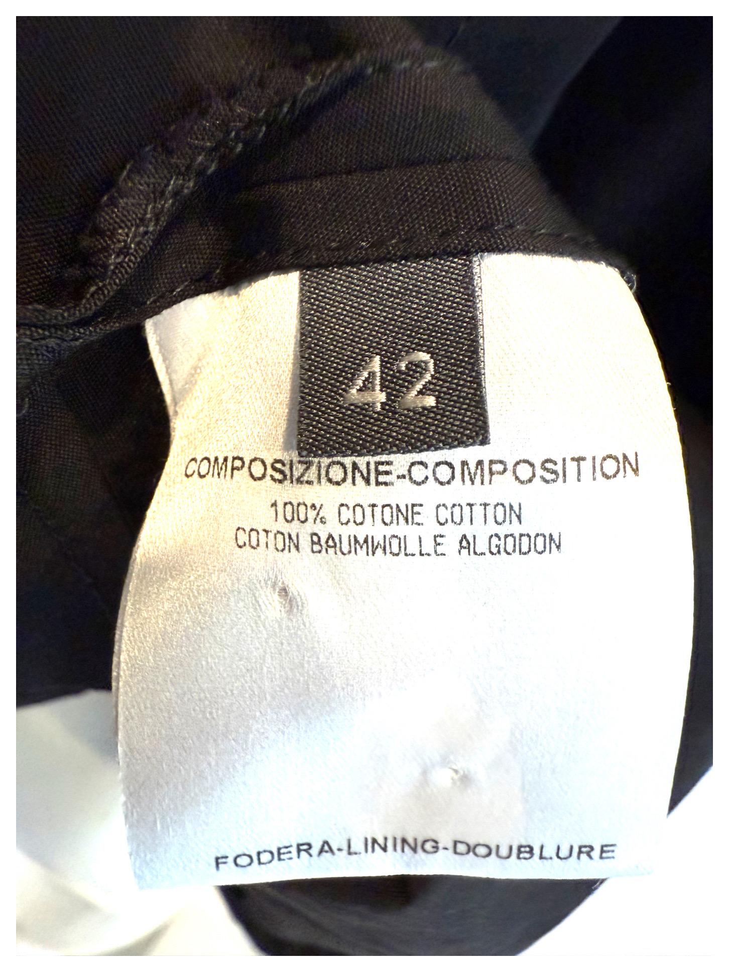 Alexander McQueen Pre-Fall 2009 Robe chemise à manches kimono Taille 42 en vente 5