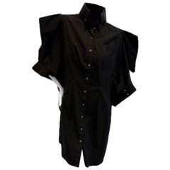 Alexander McQueen Pre-Fall 2009 Kimono-Ärmel Hemdkleid Größe 42