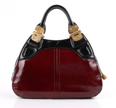 Alexander McQueen Borsetta a tracolla Paisley con cerniera dorata, chiusura a libro, prima dell'autunno 2009