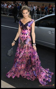 Alexander McQueen Pre-Fall 2010 orhid dress