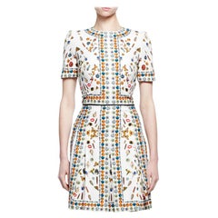 Alexander McQueen printed dress as seen on Kate Middleton