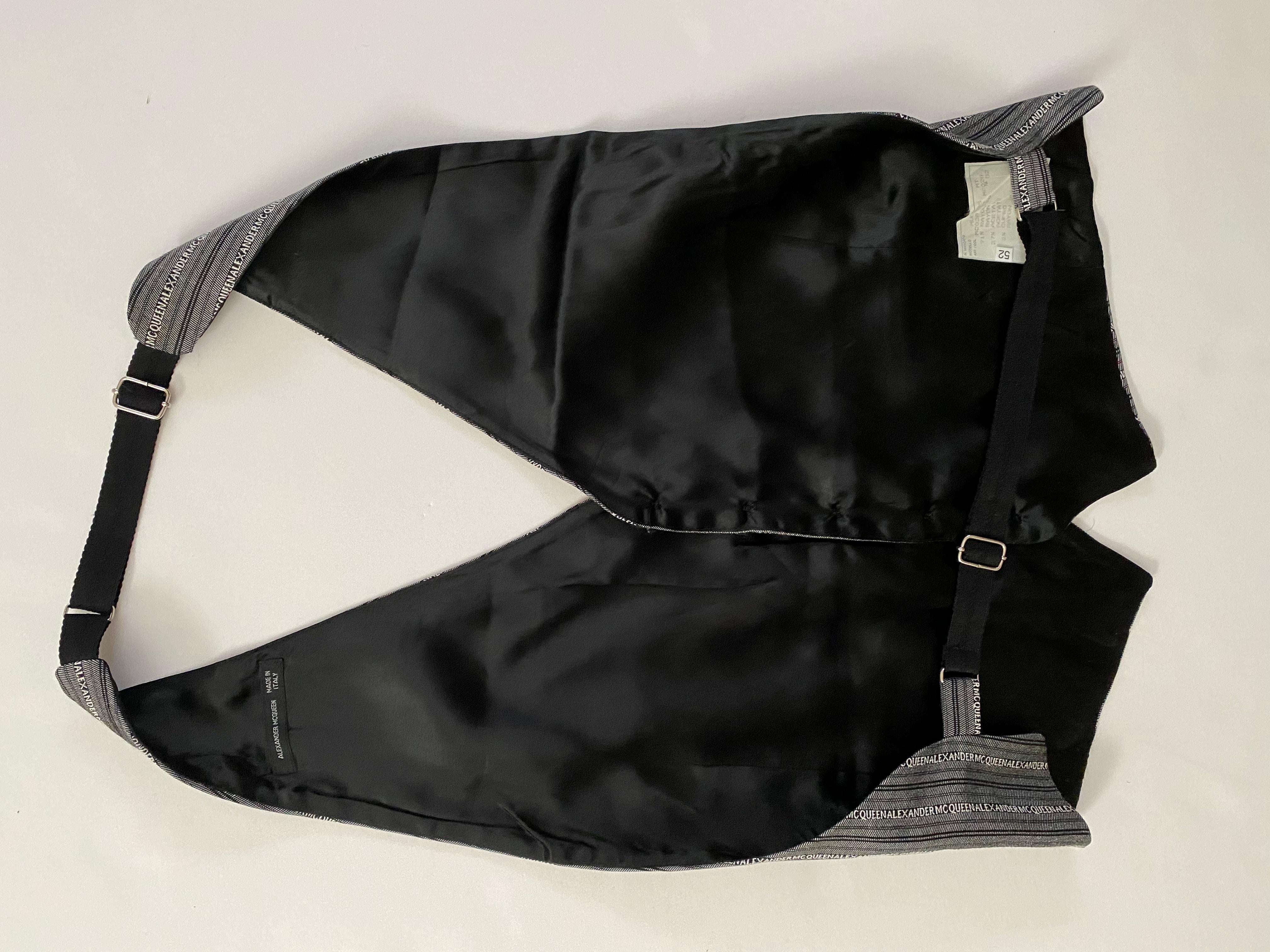 Alexander McQueen Printed Vintage 1990's Vest  For Sale 1