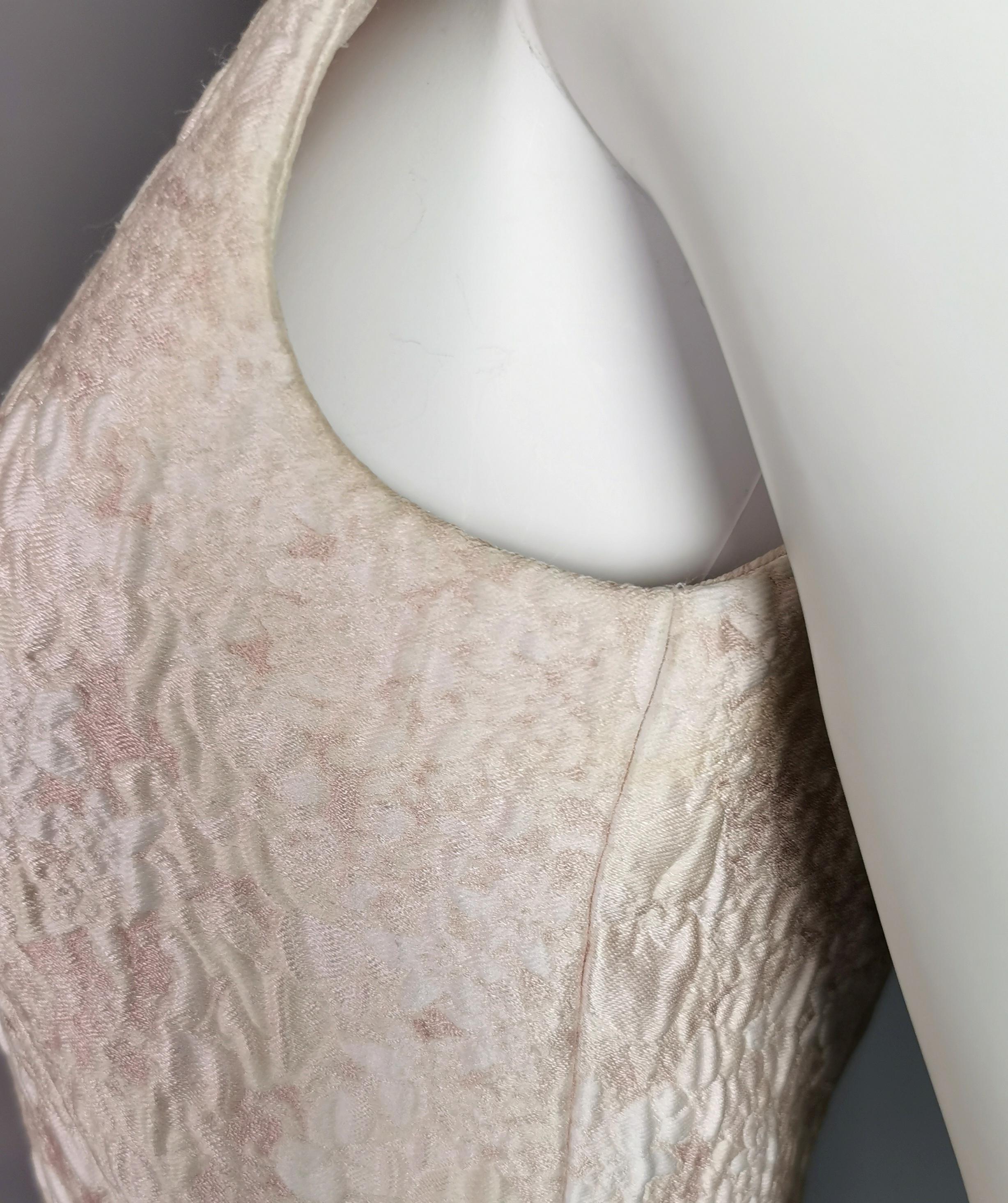 Alexander McQueen puffball embellished silk dress, pink 6