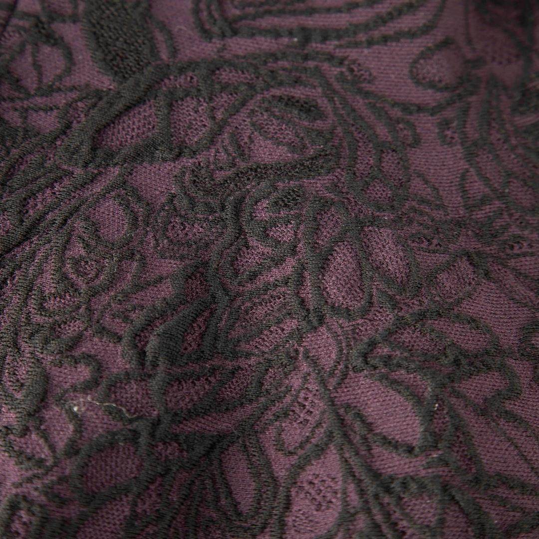 Alexander McQueen Lila Abstraktes Jacquard-Kleid Größe L im Zustand „Gut“ im Angebot in London, GB
