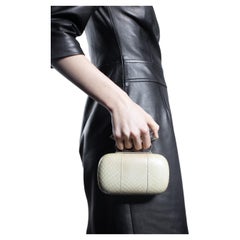 Alexander McQueen Python Knuckle Duster Box Clutch