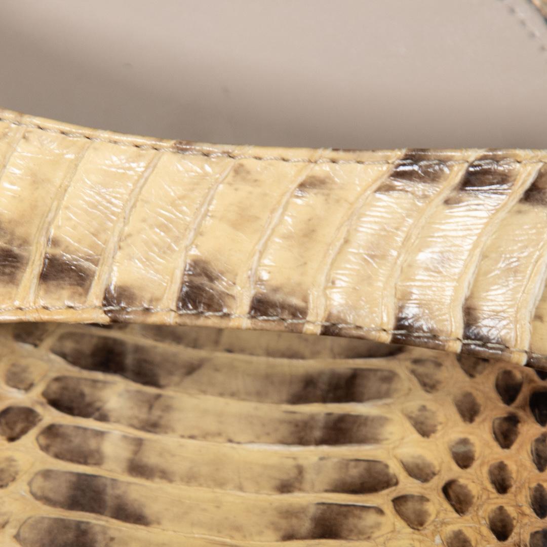 Alexander McQueen Python Leder Plateauschuhe mit Absatz Größe IT 37,5 Damen im Angebot