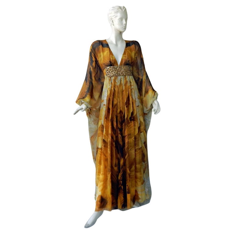Alexander McQueen Rare Runway Caftan Dress NWT
