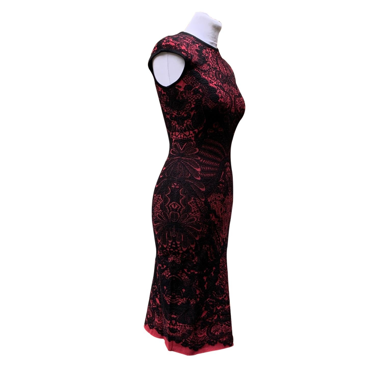 red lace mcqueen dress